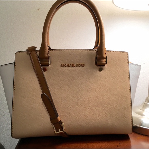 Michael Kors Tri-Tone Medium Selma