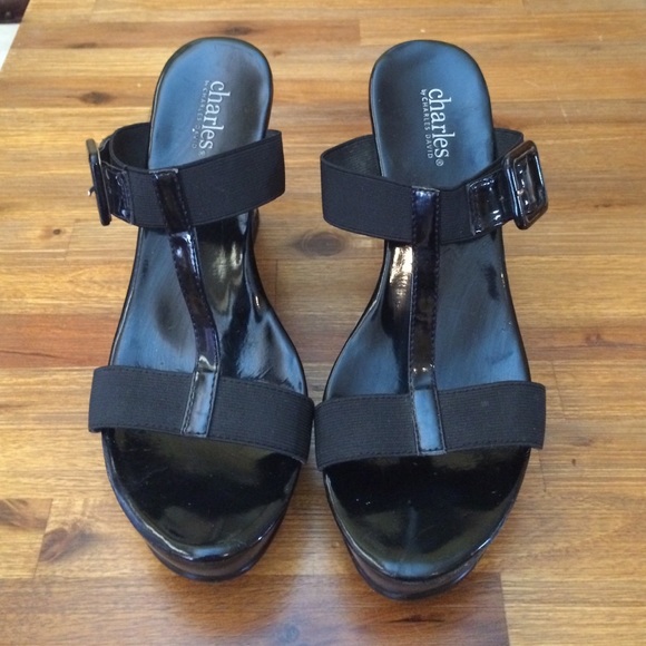 Charles David wedges gently used