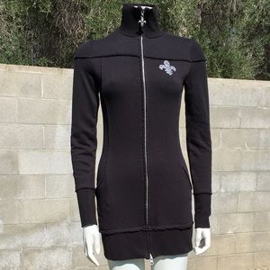 ROYAL PLUSH TUNIC LENGTH FASHION SWEATSHIRT