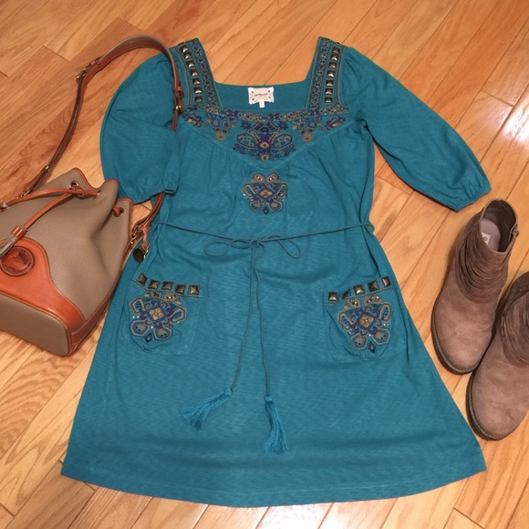 Sweet by Miss Me Dresses & Skirts - Beautiful boho dress with lots of detail.
