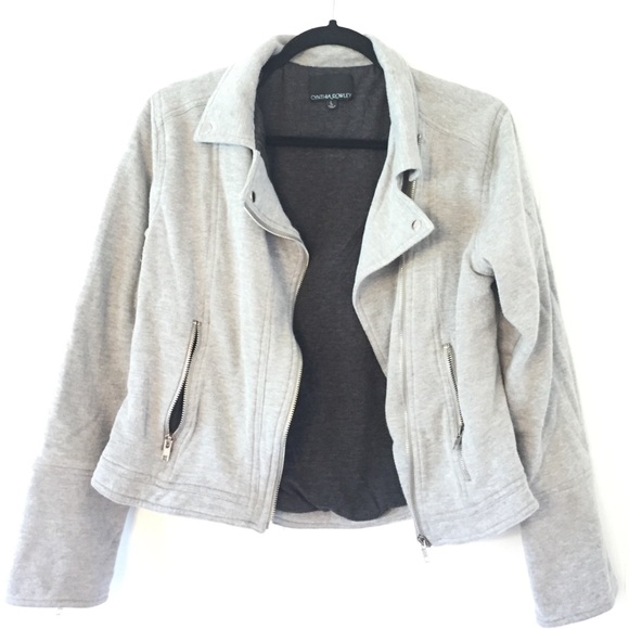 💖 Moto Style Grey Sweater/Jacket 💖