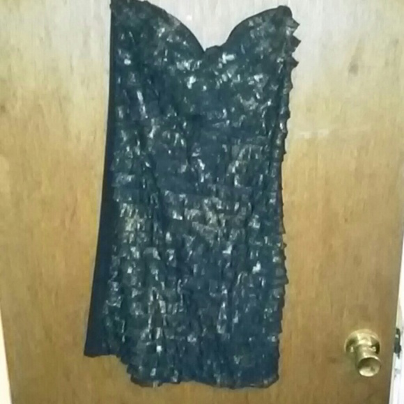 Black and Gold Dress