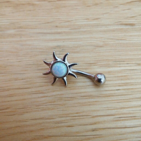 Jewelry - Opal Sun Belly Button Ring