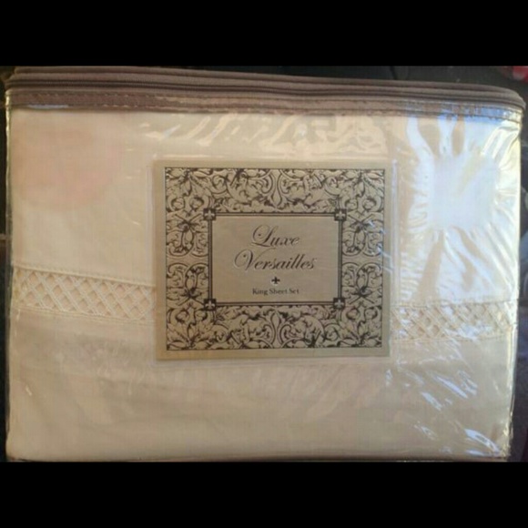 Luxe Versailles king sheet set