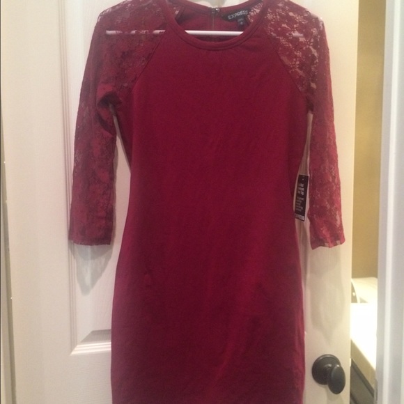 Wine color  dress