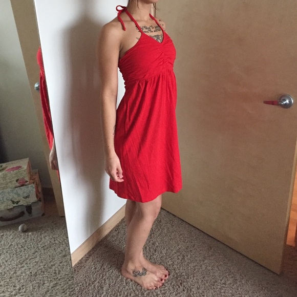 Red red summer dress