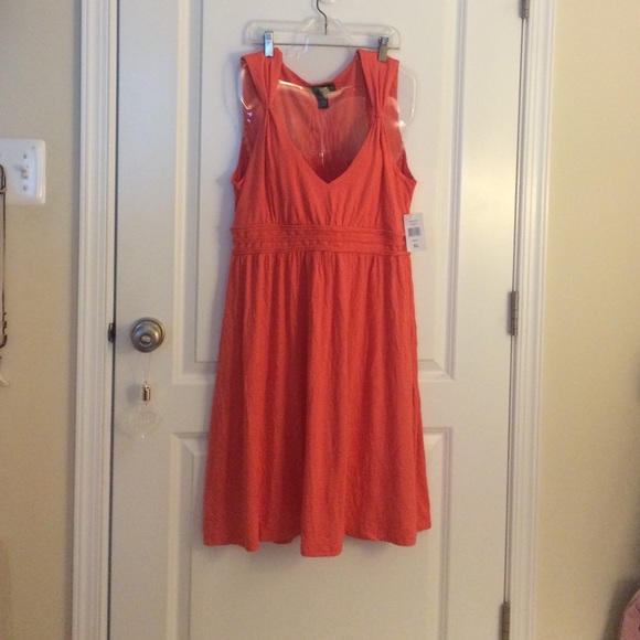 NWT melon colored XL dress