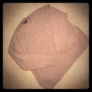 H&M taupe oversized sweater