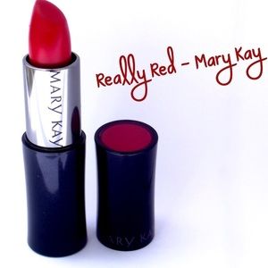Mary Kay Creme lipstick:  REALLY RED