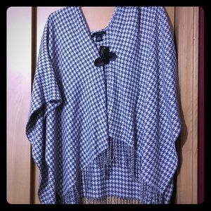 super cute poncho! brand new with tags!