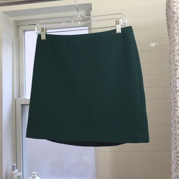 Madewell wool mini skirt