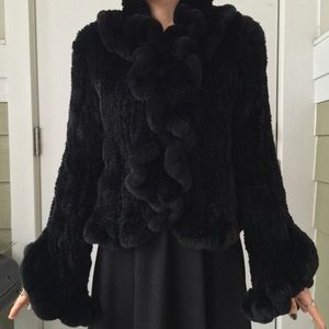 RESERVED!!! RIZAL France 100% Rabbit fur coat
