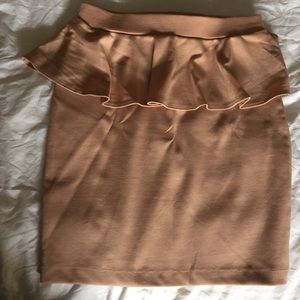Peplum skirt