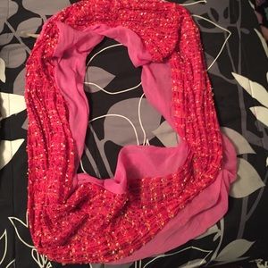 Pink Cozy Infinity Scarf ( Never Worn )
