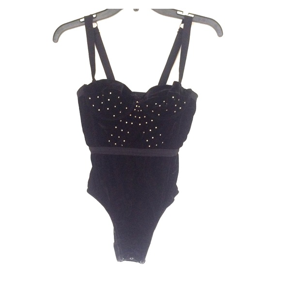 Studded body suit