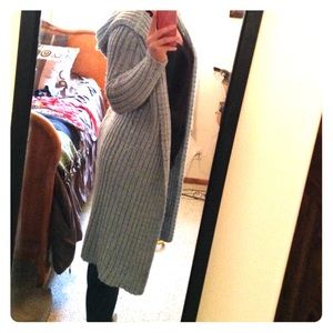 Light blue Tilt Extra Long Cardigan