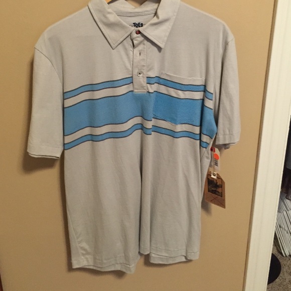 NWT!! Toes on the Nose men's polo