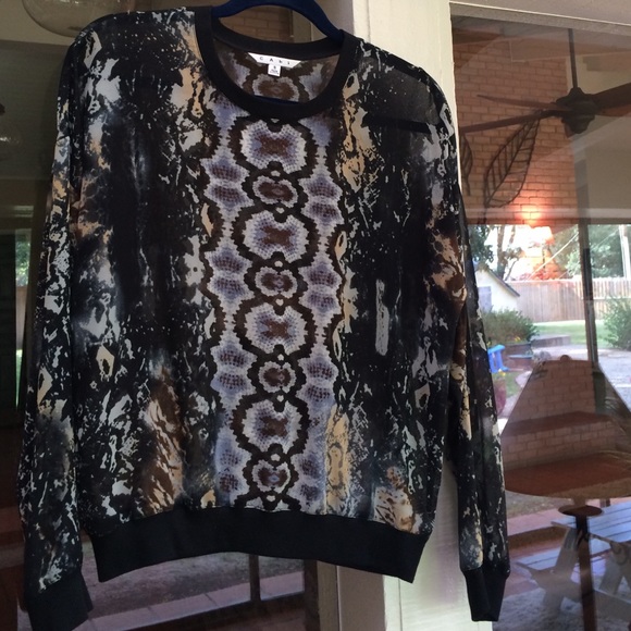 CAbi sheer snake print shirt - Picture 1 of 2