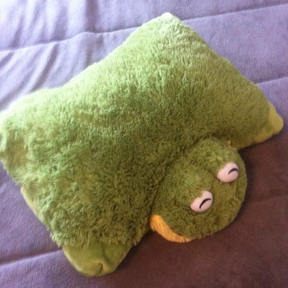 Green frog Pillow Pet🐸