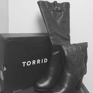 Torrid Tall Studded Boots