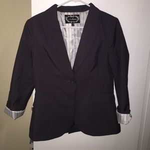 Gray blazer