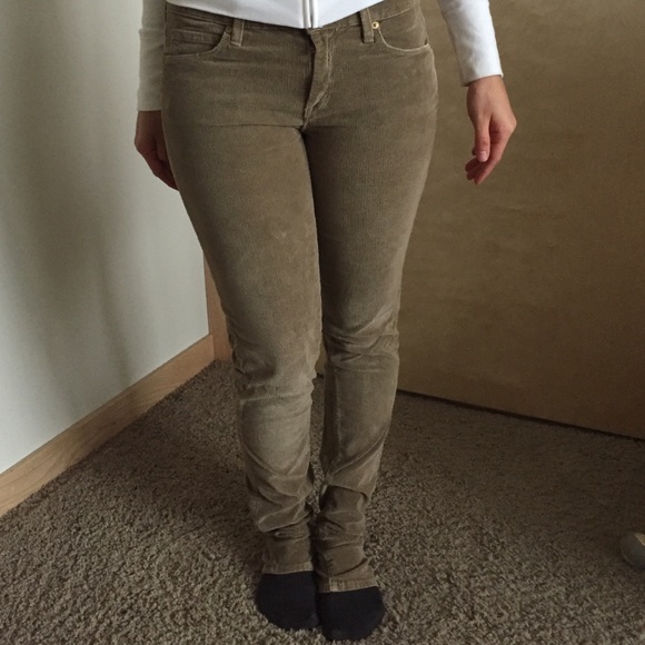 Corduroy skinny jeans