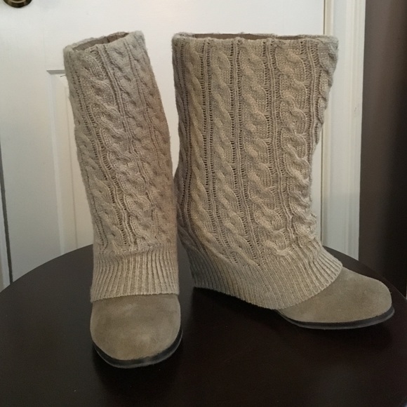 Steve Madden leg warmer boots