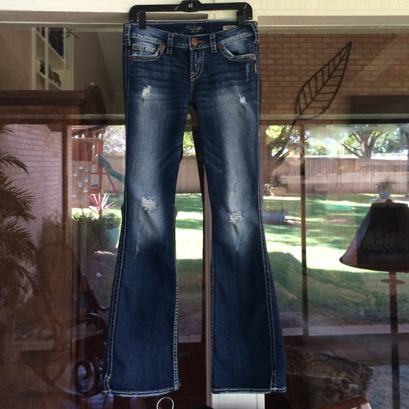 Silver jeans