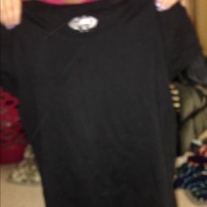 Plain black justice shirt