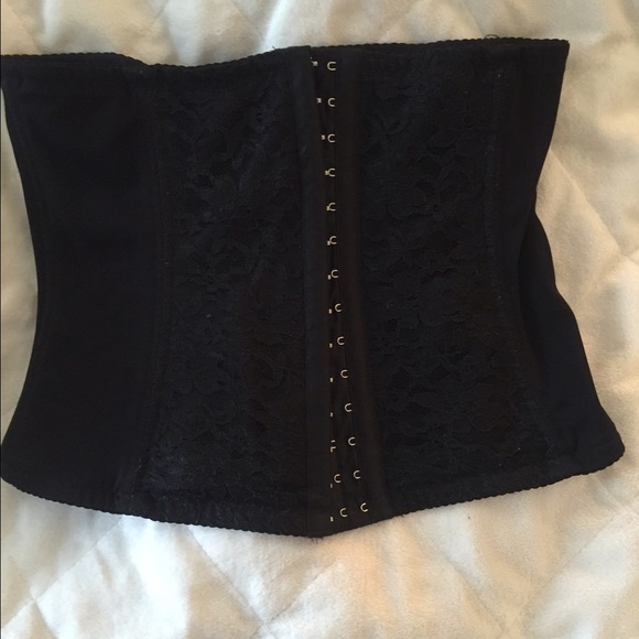black lace waist trainer/clincher