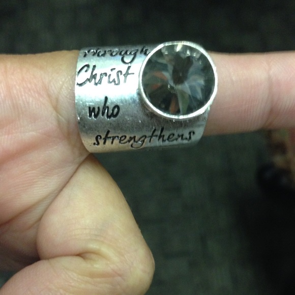 "Philippians 4:13" Promise Ring" - Picture 2 of 4