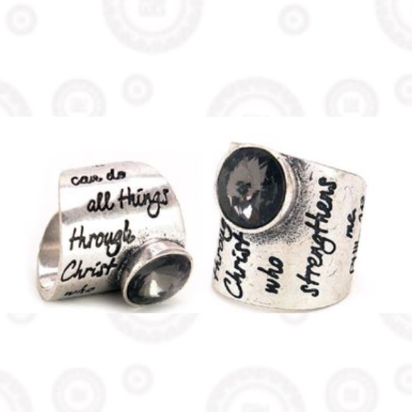 "Philippians 4:13" Promise Ring" - Picture 3 of 4