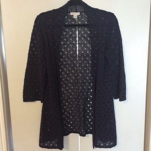 Coldwater Creek Navy Cardigan