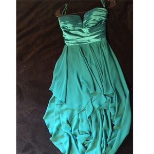 Macy's high low homecoming dress. Blue. Size 3/4