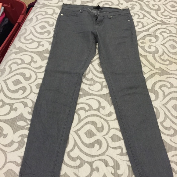 Forever 21 Gray Skinny Jeans