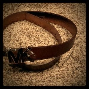 MK leather belt