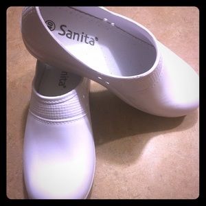 White Sanita nursing shoes