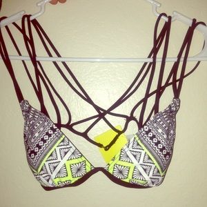 Strappy bikini top