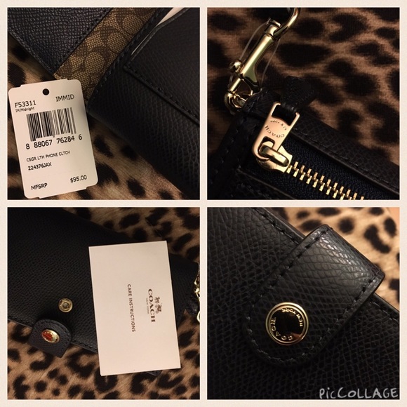 Coach phone wallet wristlet - Picture 2 of 3