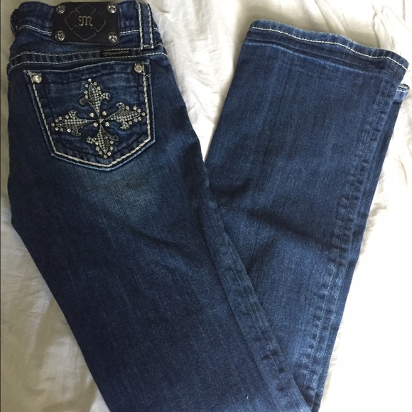 Miss Me Boot Cut Jeans - Picture 1 of 3