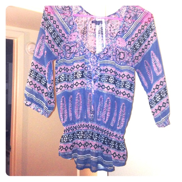 American eagle 3/4 sleeve