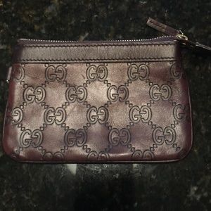 Gucci leather wallet/card case