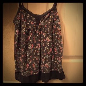 American eagle tank top - flower pattern