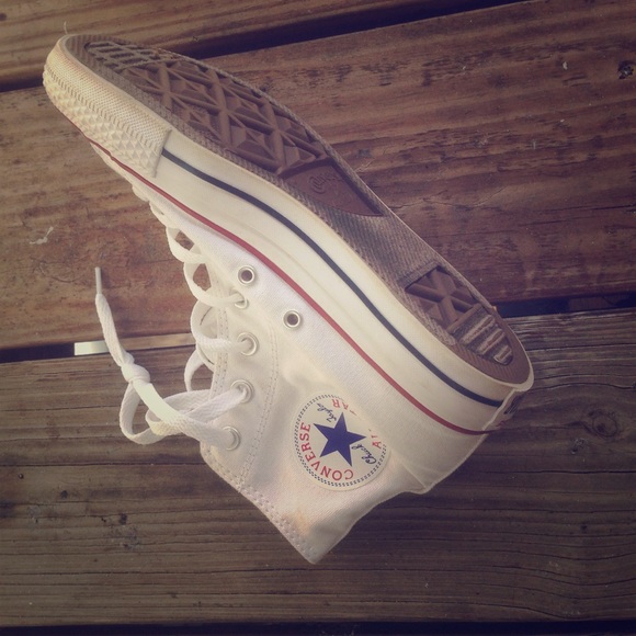 White high top converses