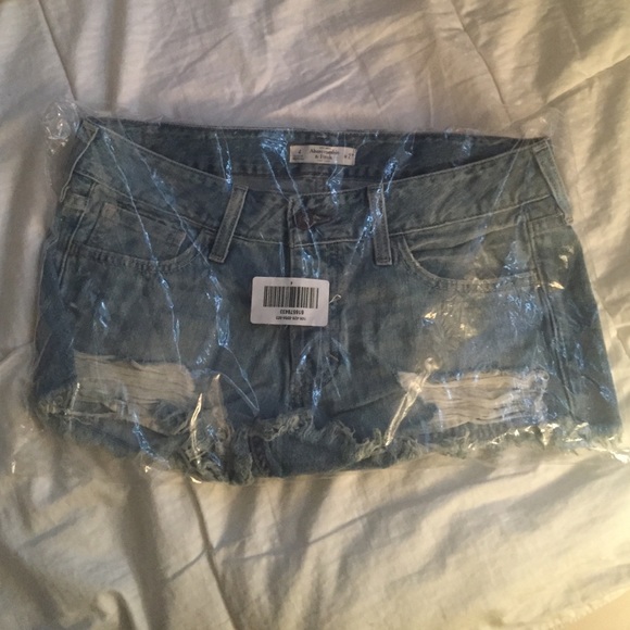 Abercrombie light denim shorts.