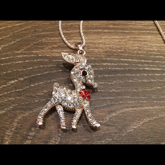 Betsey Johnson Fawn Necklace