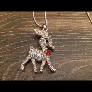 Betsey Johnson Fawn Necklace