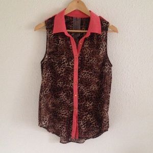 Leopard Print Blouse