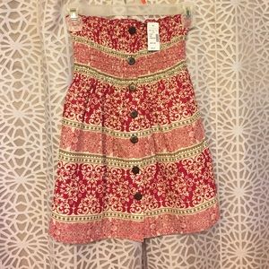 Maurice's strapless top