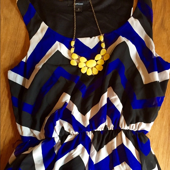 Chevron Maxi Dress